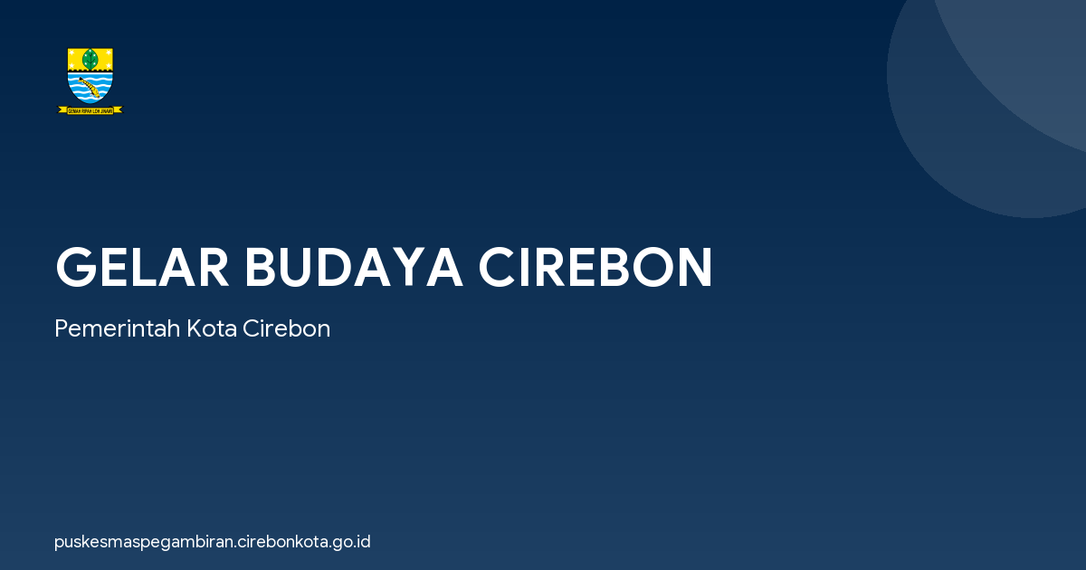 GELAR BUDAYA CIREBON
