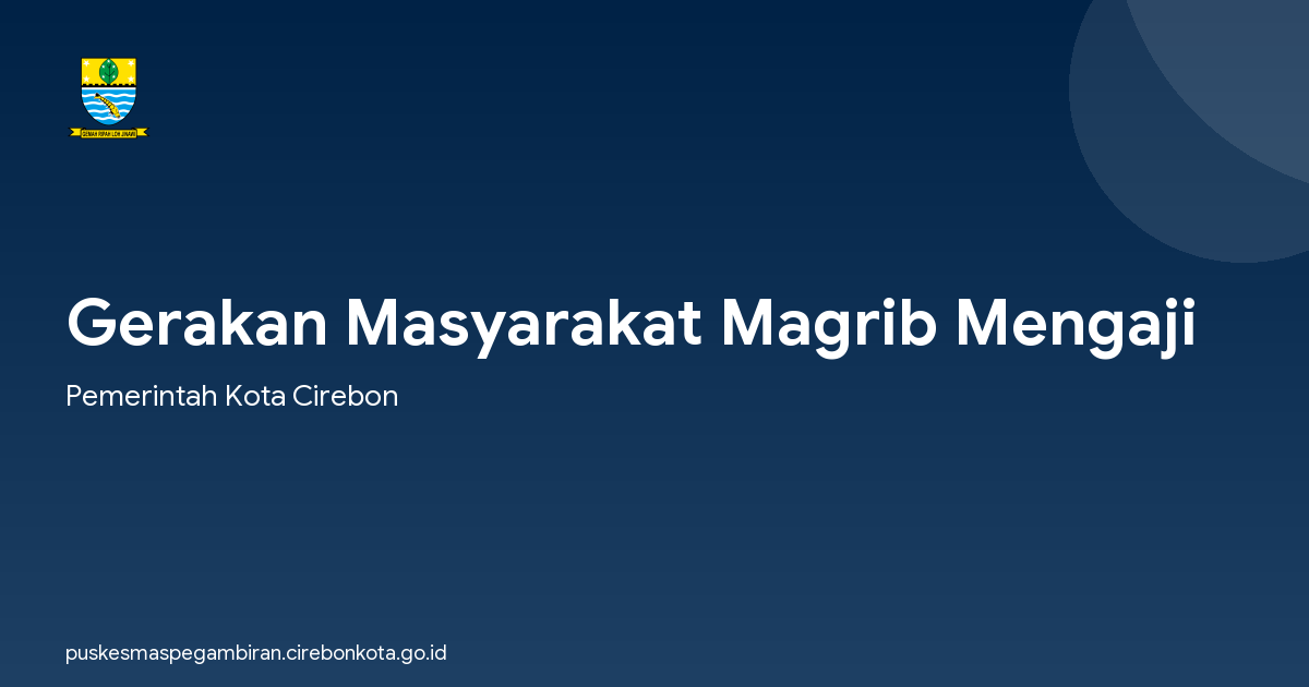 Gerakan Masyarakat Magrib Mengaji