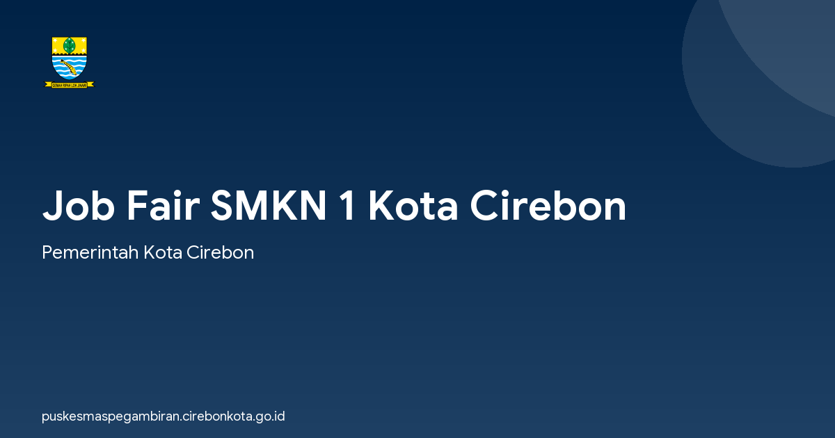 Job Fair SMKN 1 Kota Cirebon