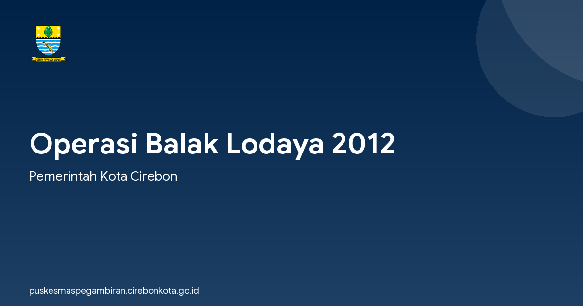 Operasi Balak Lodaya 2012