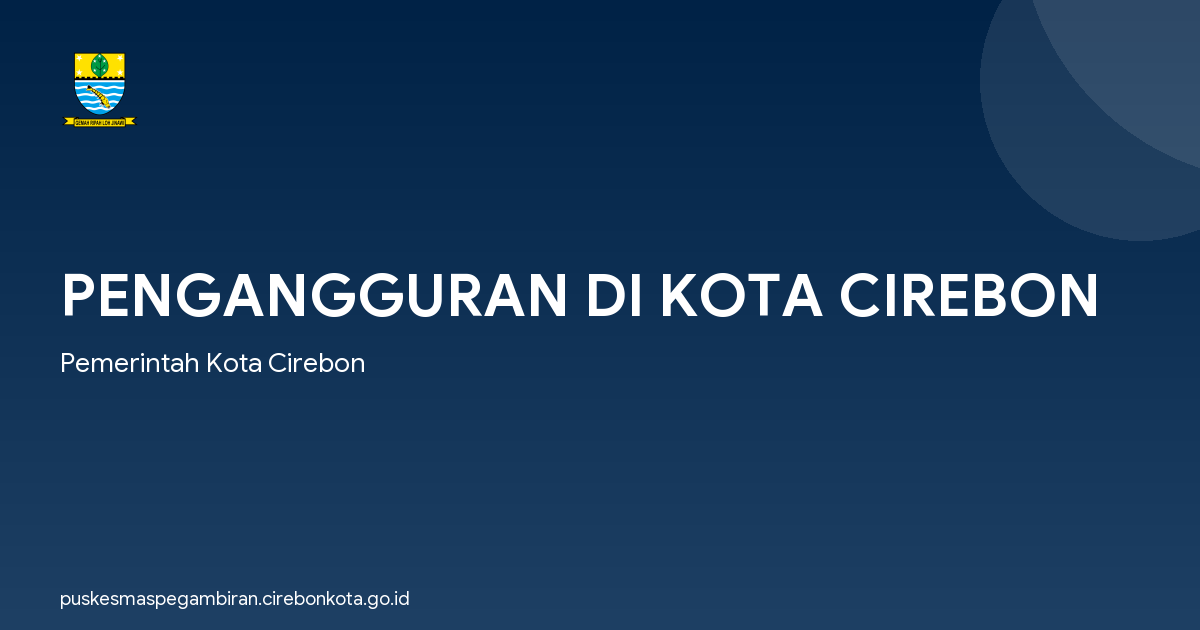 PENGANGGURAN DI KOTA CIREBON