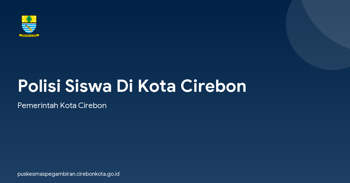 Polisi Siswa Di Kota Cirebon