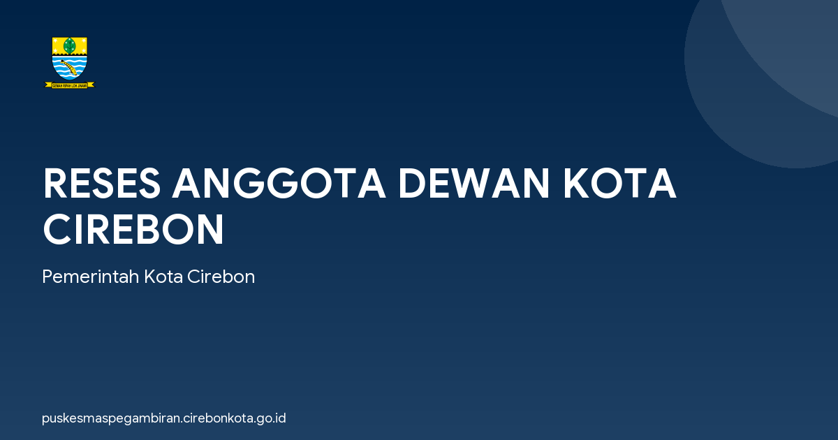 RESES ANGGOTA DEWAN KOTA CIREBON