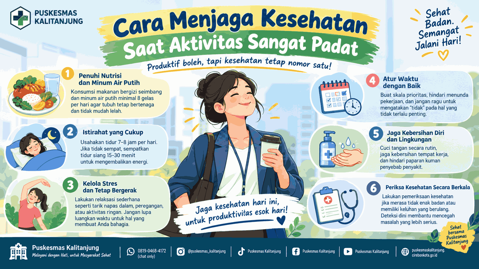 Menjaga Kesehatan Saat Aktivitas Sangat Padat