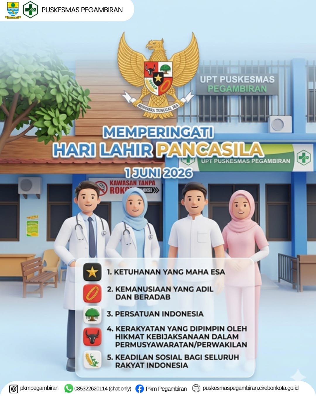 SELAMAT HARI LAHIR PANCASILA
1 JUNI 2026